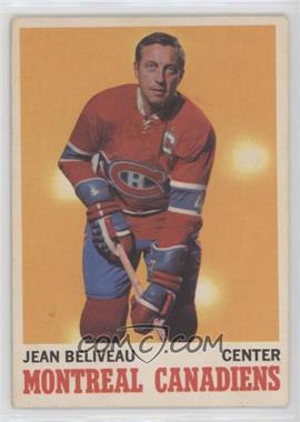 1970-71 O-Pee-Chee - [Base] #55 - Jean Beliveau [Good to VG‑EX]