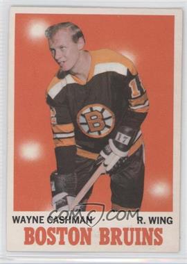 1970-71 O-Pee-Chee - [Base] #7 - Wayne Cashman [Poor to Fair]