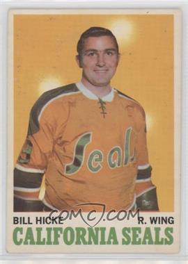 1970-71 O-Pee-Chee - [Base] #76 - Bill Hicke