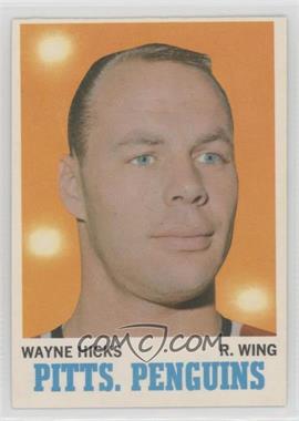 1970-71 O-Pee-Chee - [Base] #95 - Wayne Hicks