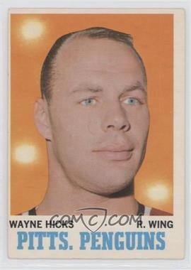 1970-71 O-Pee-Chee - [Base] #95 - Wayne Hicks