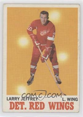 1970-71 Topps - [Base] #28 - Larry Jeffrey [Good to VG‑EX]