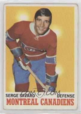 1970-71 Topps - [Base] #51 - Serge Savard [Good to VG‑EX]