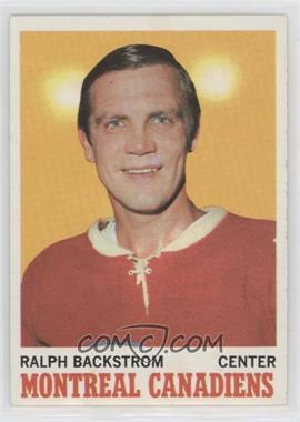 1970-71 Topps - [Base] #54 - Ralph Backstrom