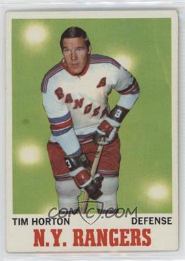 1970-71 Topps - [Base] #59 - Tim Horton