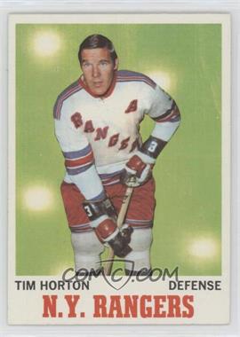 1970-71 Topps - [Base] #59 - Tim Horton
