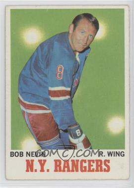 1970-71 Topps - [Base] #60 - Bob Nevin