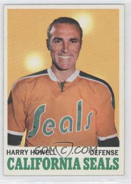 1970-71 Topps - [Base] #72 - Harry Howell