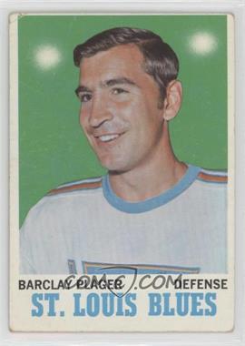 1970-71 Topps - [Base] #99 - Barclay Plager [Good to VG‑EX]