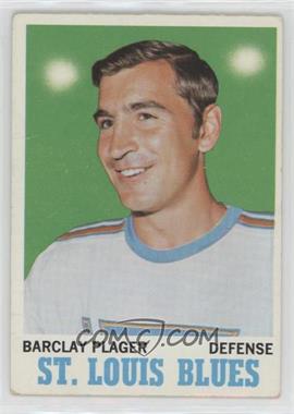 1970-71 Topps - [Base] #99 - Barclay Plager [Good to VG‑EX]