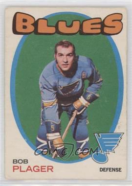 1971-72 O-Pee-Chee - [Base] #103 - Bob Plager