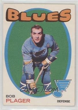 1971-72 O-Pee-Chee - [Base] #103 - Bob Plager