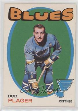 1971-72 O-Pee-Chee - [Base] #103 - Bob Plager