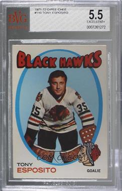 1971-72 O-Pee-Chee - [Base] #110 - Tony Esposito [BVG 5.5 EXCELLENT+]