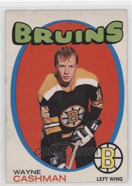 1971-72 O-Pee-Chee - [Base] #129 - Wayne Cashman