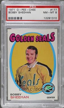 1971-72 O-Pee-Chee - [Base] #177 - Bobby Sheehan [PSA 8 NM‑MT]