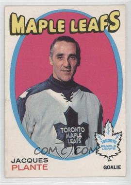 1971-72 O-Pee-Chee - [Base] #195 - Jacques Plante