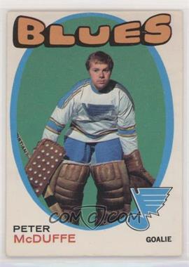 1971-72 O-Pee-Chee - [Base] #225 - Peter McDuffe