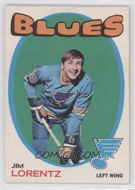 1971-72 O-Pee-Chee - [Base] #227 - Jim Lorentz