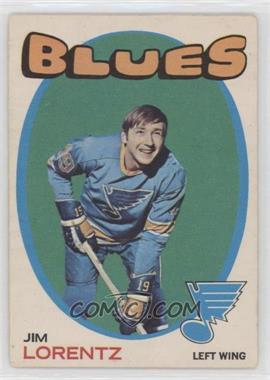 1971-72 O-Pee-Chee - [Base] #227 - Jim Lorentz