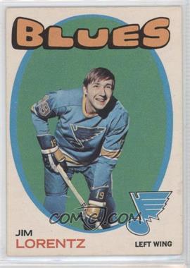 1971-72 O-Pee-Chee - [Base] #227 - Jim Lorentz