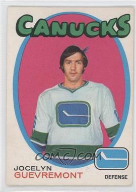 1971-72 O-Pee-Chee - [Base] #232 - Jocelyn Guevremont