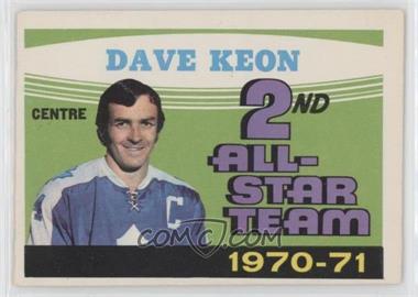 1971-72 O-Pee-Chee - [Base] #259 - Dave Keon