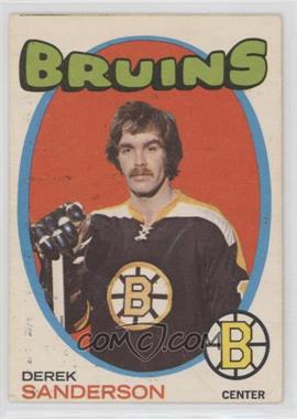 1971-72 O-Pee-Chee - [Base] #65 - Derek Sanderson [Good to VG‑EX]