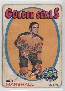 1971-72 O-Pee-Chee - [Base] #73 - Bert Marshall [COMC RCR Poor]