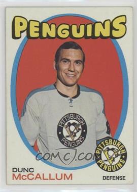 1971-72 Topps - [Base] #132 - Dunc McCallum