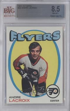 1971-72 Topps - [Base] #33 - Andre Lacroix [BVG 8.5 NM‑MT+]