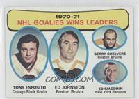 Tony Esposito, Ed Johnston, Gerry Cheevers, Ed Giacomin