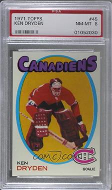 1971-72 Topps - [Base] #45 - Ken Dryden [PSA 8 NM‑MT]