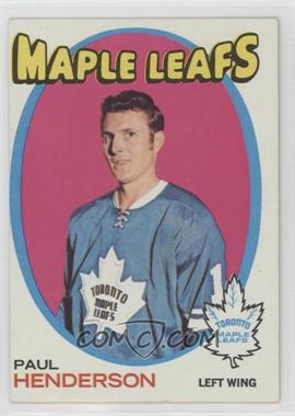 1971-72 Topps - [Base] #67 - Paul Henderson