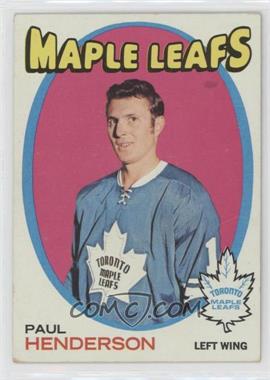 1971-72 Topps - [Base] #67 - Paul Henderson