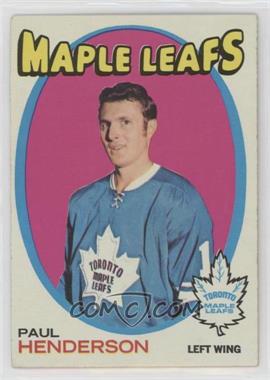 1971-72 Topps - [Base] #67 - Paul Henderson