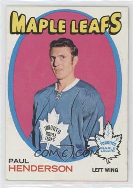 1971-72 Topps - [Base] #67 - Paul Henderson