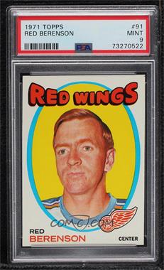 1971-72 Topps - [Base] #91 - Red Berenson [PSA 9 MINT]