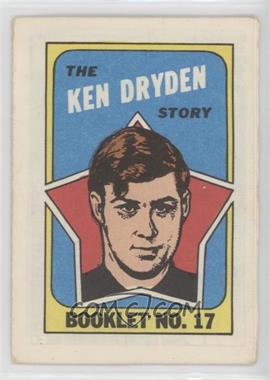 1971-72 Topps - Booklet #17 - Ken Dryden