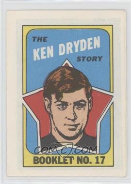 1971-72 Topps - Booklet #17 - Ken Dryden