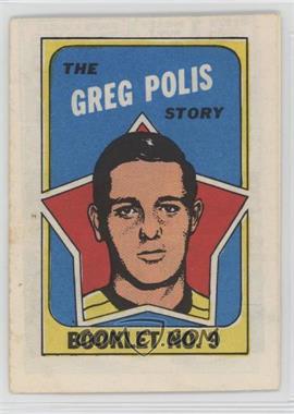 1971-72 Topps - Booklet #9 - Greg Polis