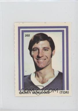 1972-73 Eddie Sargent NHL Player Stickers - [Base] #202 - Garry Monahan