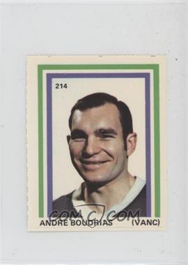 1972-73 Eddie Sargent NHL Player Stickers - [Base] #214 - Andre Boudrias
