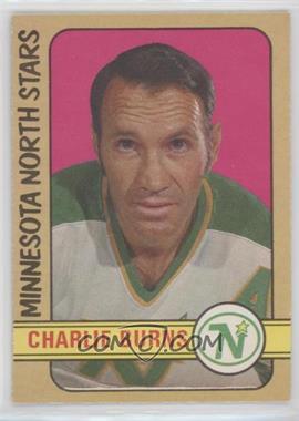 1972-73 O-Pee-Chee - [Base] #178 - Charlie Burns