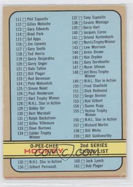 1972-73 O-Pee-Chee - [Base] #190 - Checklist - 2nd Series