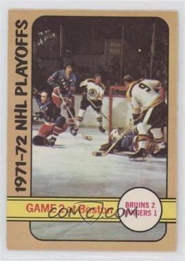 1972-73 O-Pee-Chee - [Base] #20 - 1971-72 NHL Playoffs - Game 2 at Boston