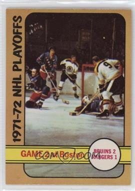 1972-73 O-Pee-Chee - [Base] #20 - 1971-72 NHL Playoffs - Game 2 at Boston