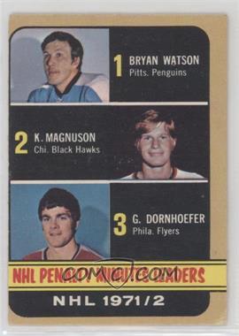 1972-73 O-Pee-Chee - [Base] #268 - League Leaders - Bryan Watson, Keith Magnuson, Gary Dornhoefer