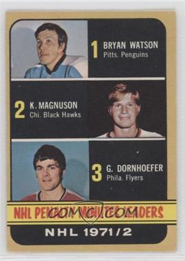 1972-73 O-Pee-Chee - [Base] #268 - League Leaders - Bryan Watson, Keith Magnuson, Gary Dornhoefer