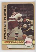 1971-72 NHL Playoffs - Game 4 at New York [Noted]